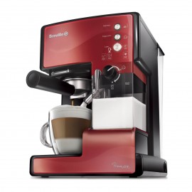 Ekspres do kawy kolbowy Breville Prima Latte czerwony VCF046X
