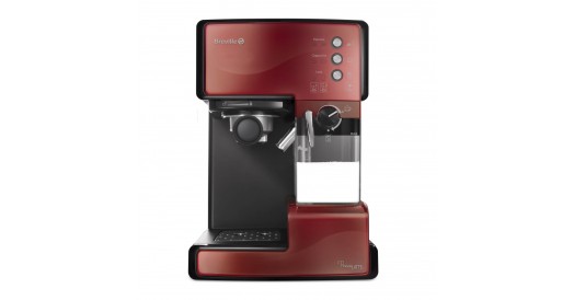Ekspres do kawy kolbowy Breville Prima Latte czerwony VCF046X