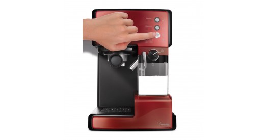Ekspres do kawy kolbowy Breville Prima Latte czerwony VCF046X