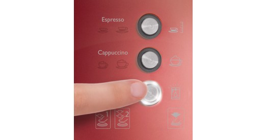 Ekspres do kawy kolbowy Breville Prima Latte czerwony VCF046X