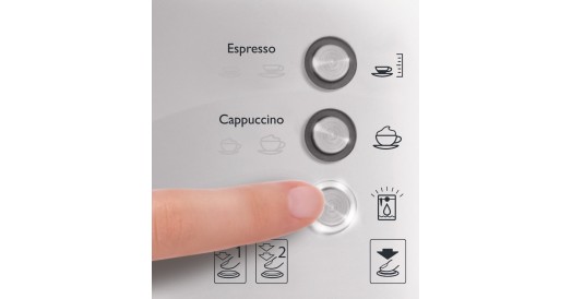 Ekspres do kawy kolbowy Breville Prima Latte Srebrny VCF045X