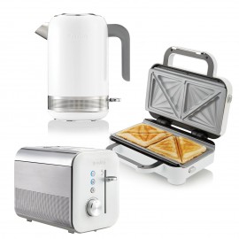 Czajnik elektryczny Breville High Gloss + Opiekacz do kanapek Breville High Gloss + Toster na 2 kromki