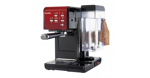 Ekspres do kawy kolbowy Breville Prima Latte II Czerwony VCF109X