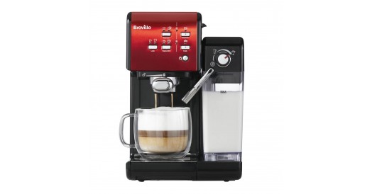 Ekspres do kawy kolbowy Breville Prima Latte II Czerwony VCF109X