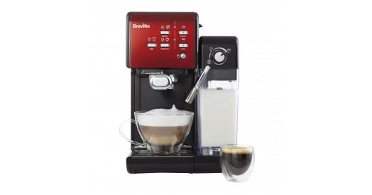 Ekspres do kawy kolbowy Breville Prima Latte II Czerwony VCF109X