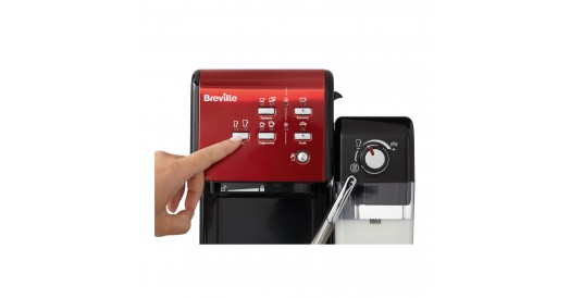 Ekspres do kawy kolbowy Breville Prima Latte II Czerwony VCF109X