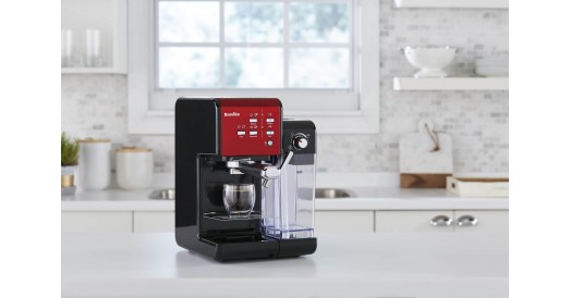 Ekspres do kawy kolbowy Breville Prima Latte II Czerwony VCF109X