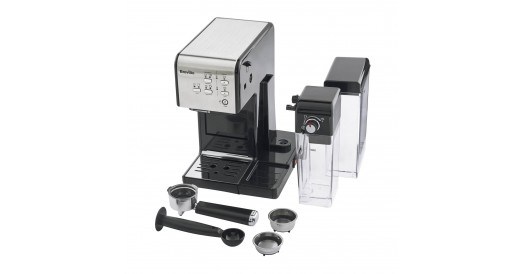 Ekspres do kawy kolbowy Breville Prima Latte II Srebrny VCF108X