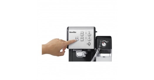 Ekspres do kawy kolbowy Breville Prima Latte II Srebrny VCF108X
