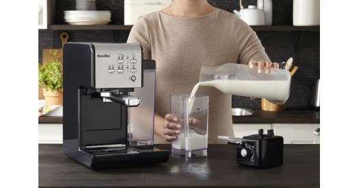 Ekspres do kawy kolbowy Breville Prima Latte II Srebrny VCF108X