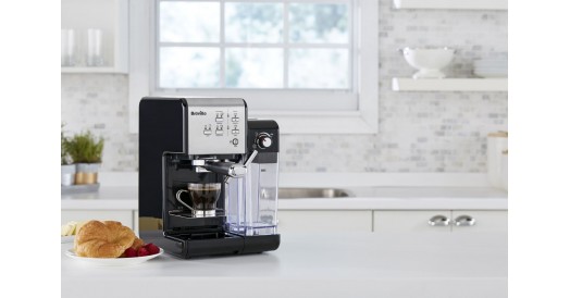 Ekspres do kawy kolbowy Breville Prima Latte II Srebrny VCF108X