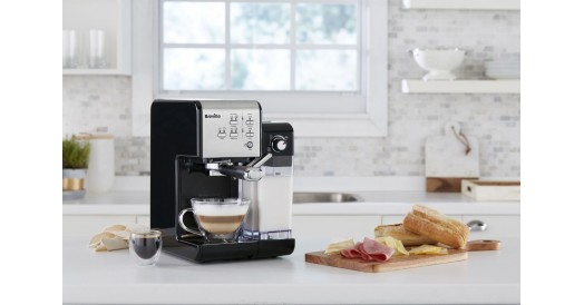 Ekspres do kawy kolbowy Breville Prima Latte II Srebrny VCF108X