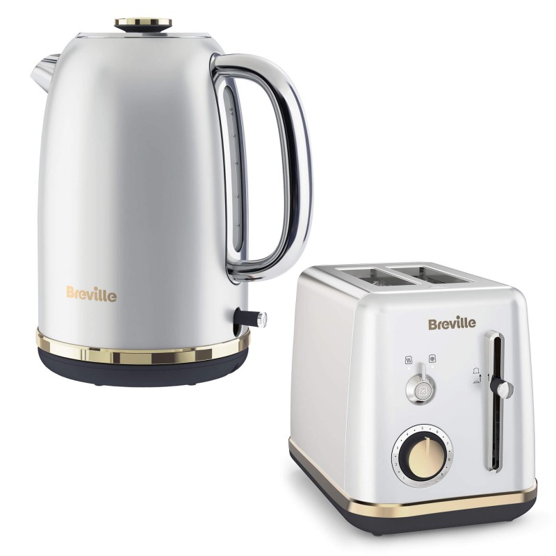 Czajnik elektryczny Breville Mostra VKT147X + Toster Breville Mostra 2