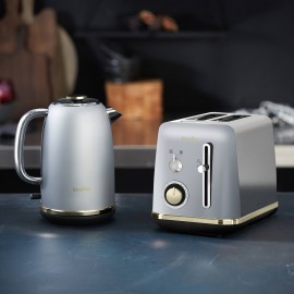 Czajnik elektryczny Breville Mostra VKT147X + Toster Breville Mostra 2 kromki VTT935X