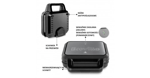 Opiekacz Breville 3-w-1 VST098X