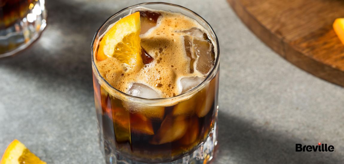 Espresso tonic z pomarańczą