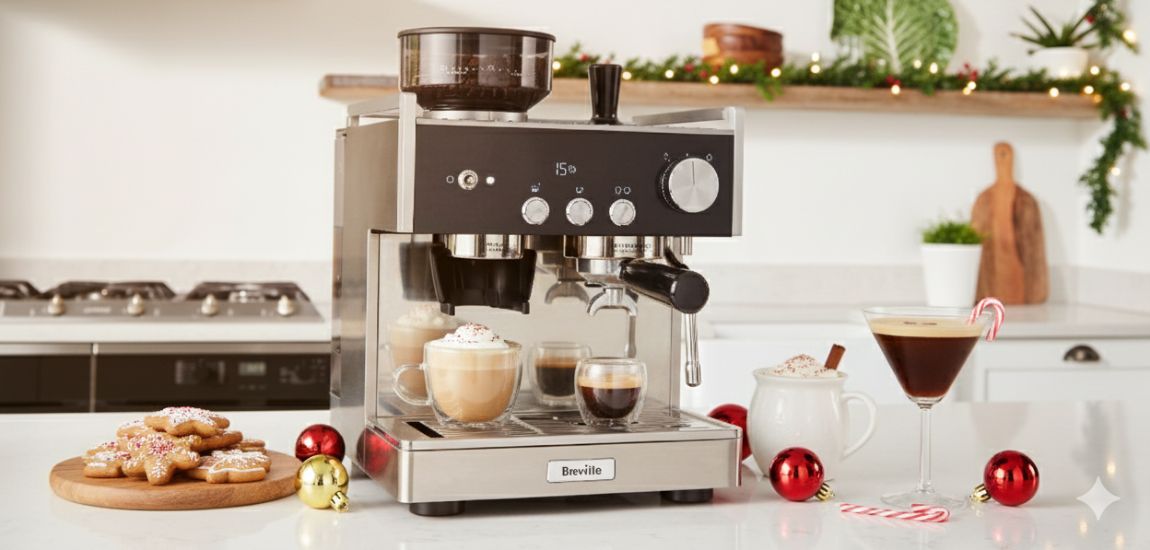 Ekspres Breville z gotową kawą