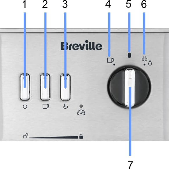 Ekspres do kawy kolbowy Breville Bijou Barista VCF149X