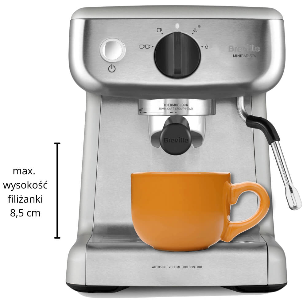 Ekspres do kawy kolbowy Breville Mini Barista VCF125X