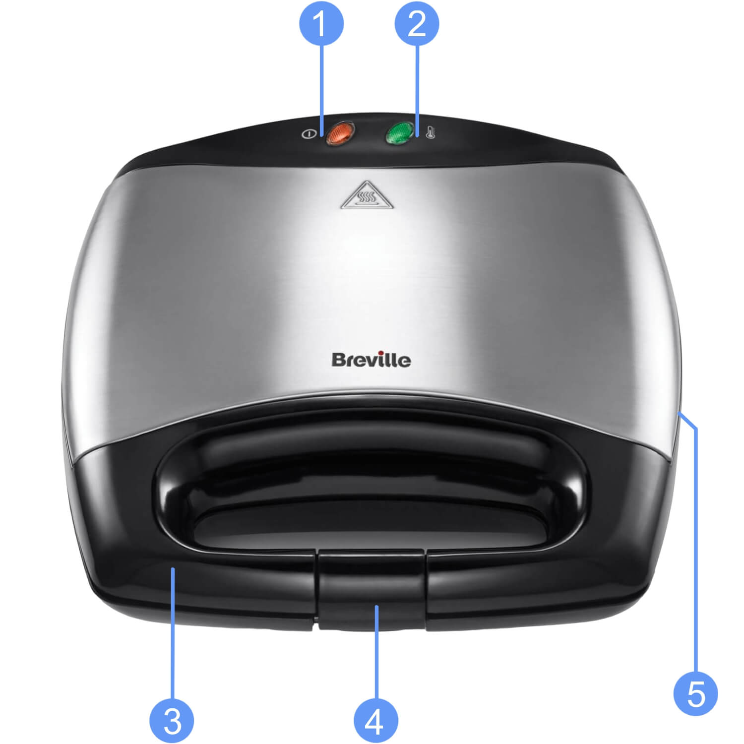 Ekspres do kawy kolbowy Breville Prima Latte czerwony VCF046X